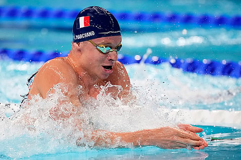 French swimmer Leon Marchand